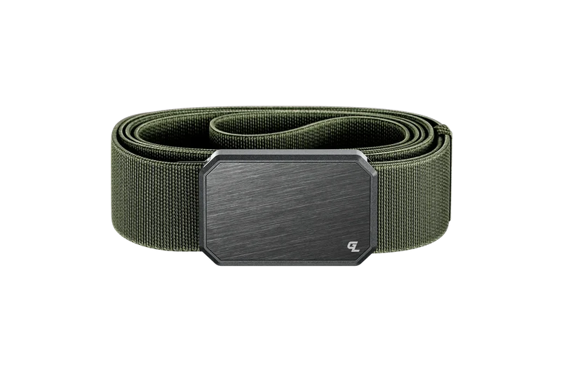 Groove Belt Gun Metal/Base Camp Green
