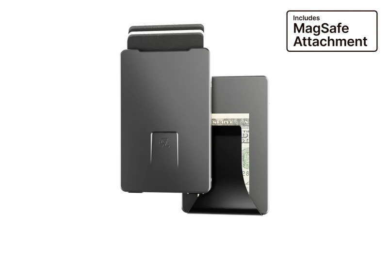 Groove Wallet® with MagSafe Plate - Gun Metal