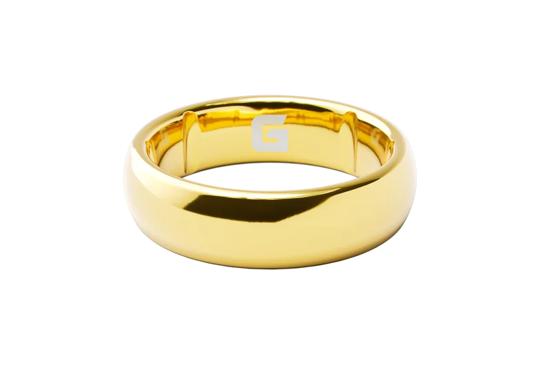 Groove Ring® Tungsten 6mm - 24k Gold