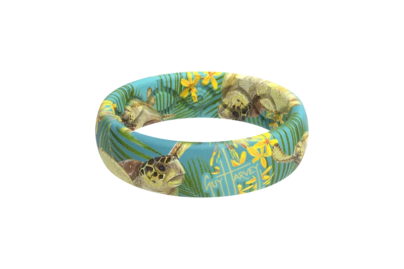 Guy Harvey Tropical Turtle Thin Ring